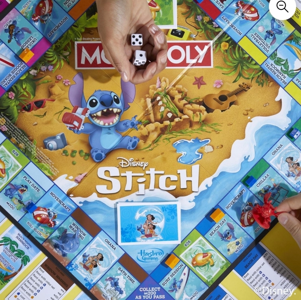 Monopoly Disney Stitch Edition Board Game, Officially Licensed Disney Game - Picture 5 of 16